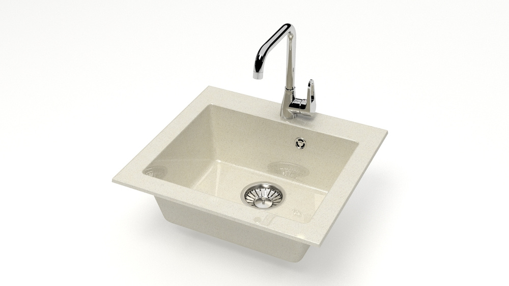 Мойка BERGG 480*440*160 Z35 Бежевая(_1_)