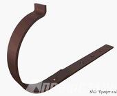 Держатель желоба ДЖф. "ПС" 125*256 -шок.-коричн.*2 RAL 8017 (длинный)