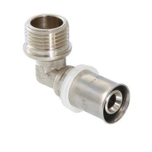Угольник пресс с переходом на нар. р. 16х1/2"(__)