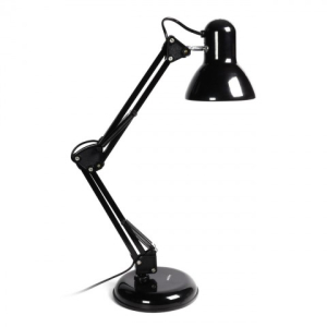 Светильник настольный под лампу E27 на основании, черный Smartbuy (_8_)