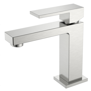 Смеситель для умывальника QUBIC Nikel Brush