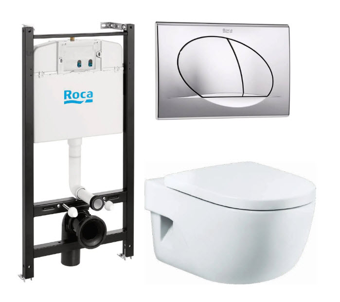 ПЭК MERIDIAN подвес.унитаз+инсталляция+кнопка+сиденье