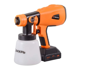 Краскопульт аккумуляторный АКП-20Li (в комплекте 1 АКБ и ЗУ) Вихрь