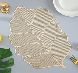 Салфетка сервировочная 30*45 см лист, золотой