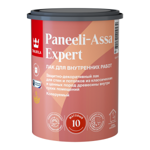 Лак интерьерный PANEELI-ASSA EXPERT EP мат 0,9л (6)