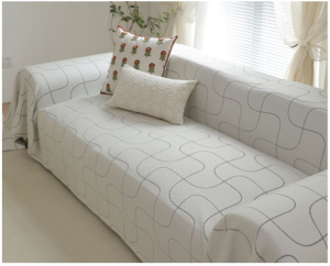 Покрывало180*230 Линии белое