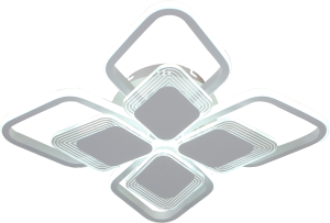 Светильник AU61110/4+4B WH LED 144W ПДУ