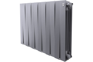 Радиатор биметаллические Royal Thermo PianoForte 500/Silver Satin - 12 секц. (Вт 180)(_1_)