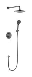 Душевая система скрытого монтажа, арт. Vessel GUN METAL Set_3in1, VODA