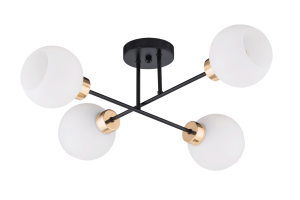 Светильник потолочный 6301S/4 FGD+BK (4) (RL)