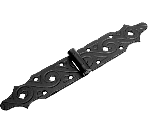 Петля фигурная Домарт 140х140 кованая ЯРОСЛАВЛЬ, черный