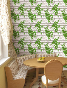 Обои С3 В Ф289 Лоза 02 Сар.сер кирпич зел лоза  (15)