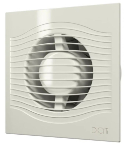 Вентилятор осевой вытяжной с обратным клапаном D 100 SLIM 4C Ivory (24)