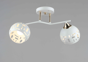 Светильник потолочный 2118/2 WT+FGD (RL)