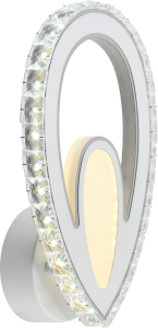 Настенный светильник AU61212/1 WH+CR LED Белый+Хром 34W ПДУ 170*80*265