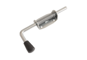 Засов пружинный Домарт (90) 220мм, цинк (10)