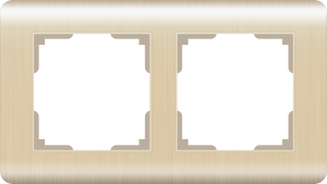 Рамка Stream Шампань 2-х местная  Werkel W0022111 (10)