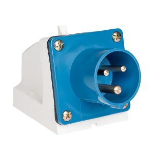Вилка стационарная 513 2Р+РЕ 16А 220В IP44 EKF (10)