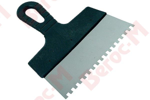 Шпатель нерж 250мм зуб 8х8мм(20)