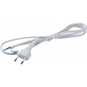 Шнур 1,5 м. с вилкой и выкл.,  ШВВП-2*0,75, б/з(10\100)