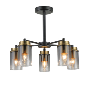 Светильник потолочный 85712/5 COPPER+BLACK (1) (RL)