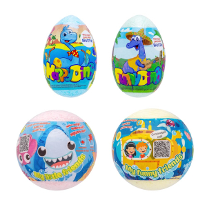 Средство шипучее для ванн My Little friends / Happy Dino с растущей игрушкой, 130г(_10_)