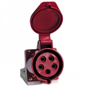 Розетка стационарная наружная 125 3Р+РЕ+N 32А 380В IP44 EKF PROxima (10)