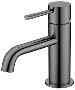 Смеситель для умывальника, Uno. Shine Gun Metall