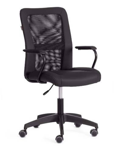 Кресло STAFF [кож/зам/ткань, черный, 36-6/W-11]