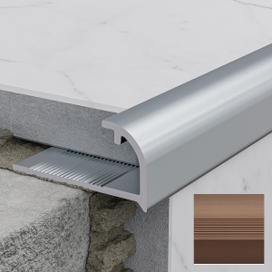 Профиль для керамической плитки РП-АКП-01 2,7 м анодированый шампань матовый (10)