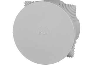 Коробка распаячная открытой установки D75х40 IP44 цвет-черный (60шт)