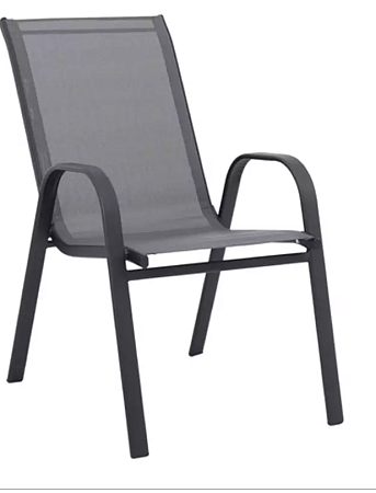 Кресло Nolita садовое 56х68х93см, сталь текстилен 2х1, макс 120кг