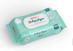 Салфетки влажные детские Ottino 200*180, 60 шт Япония (60)