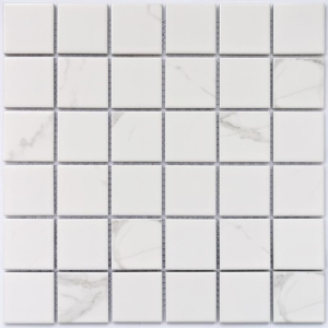 Calacatta -48 чип 48*48*6  мозаика керам.  светл.  306*306  11 шт.)