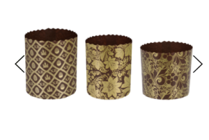 Набор бумажных форм для выпечки куличей "Пасхальный", 3 шт, 0,5 л, d 9*9