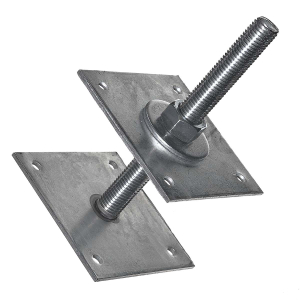 Анкер регулировочный по высоте 150*150*5.0 М20 H=200 (10)