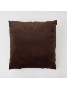 Подушка декоративная из велюра Вельвет шоколад 40*40