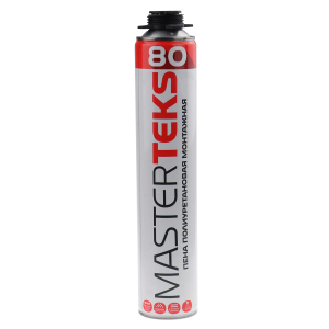 Пена монтажная MASTERTEX 80 профессиональная 890мл всесезонная (12)