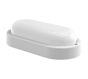 Светильник ЖКХ Gauss Elementary овал 8W 700lm 6500K 160-260V IP65 160*90*46мм белый LED(_40_)