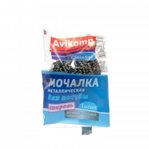 Мочалка металлическая для посуды, спираль, 1 шт Clein Set *50