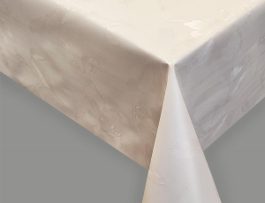 Клеенка BOGEMA шелкография на тканой основе бежевый 1,37м*0,28мм*20м 1/1