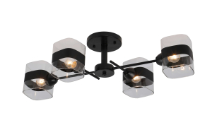 Светильник потолочный 07175/4 BLACK (RL)