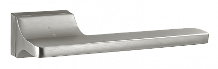 Ручка дверная Puerto 01 "Лингуине" прямоуг накл никель супер матовый (20)