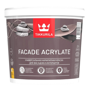 Краска фасадная Facade Acrylate A гл/мат 2,7л (1)