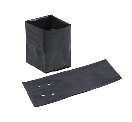 Пакеты для рассады 0,6л 8*8*14 черный с перфорацией/50/2000 кратно 50