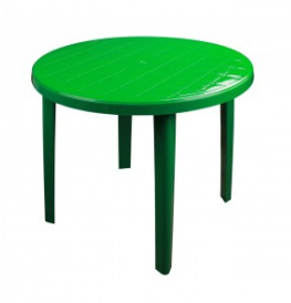 Стол круглый 900*900*750 Зеленый (1) М2666