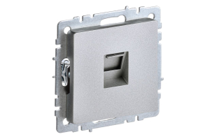 Алюминий розетка компьютерная RJ45 кат.5E РК10-БрА