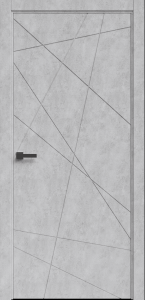 Дверь Style 1 Бетон светлый ПГ 600