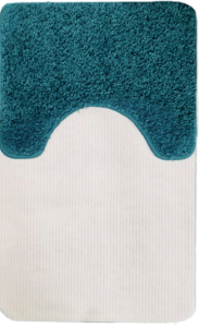 Комплект ковриков для ванной ANELYA 50x80 ,50x40 бирюзовый L CADESI Турция