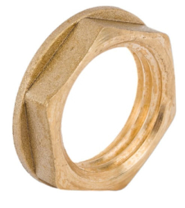 Контргайка LD Pride (1/2") латунь никель (300)